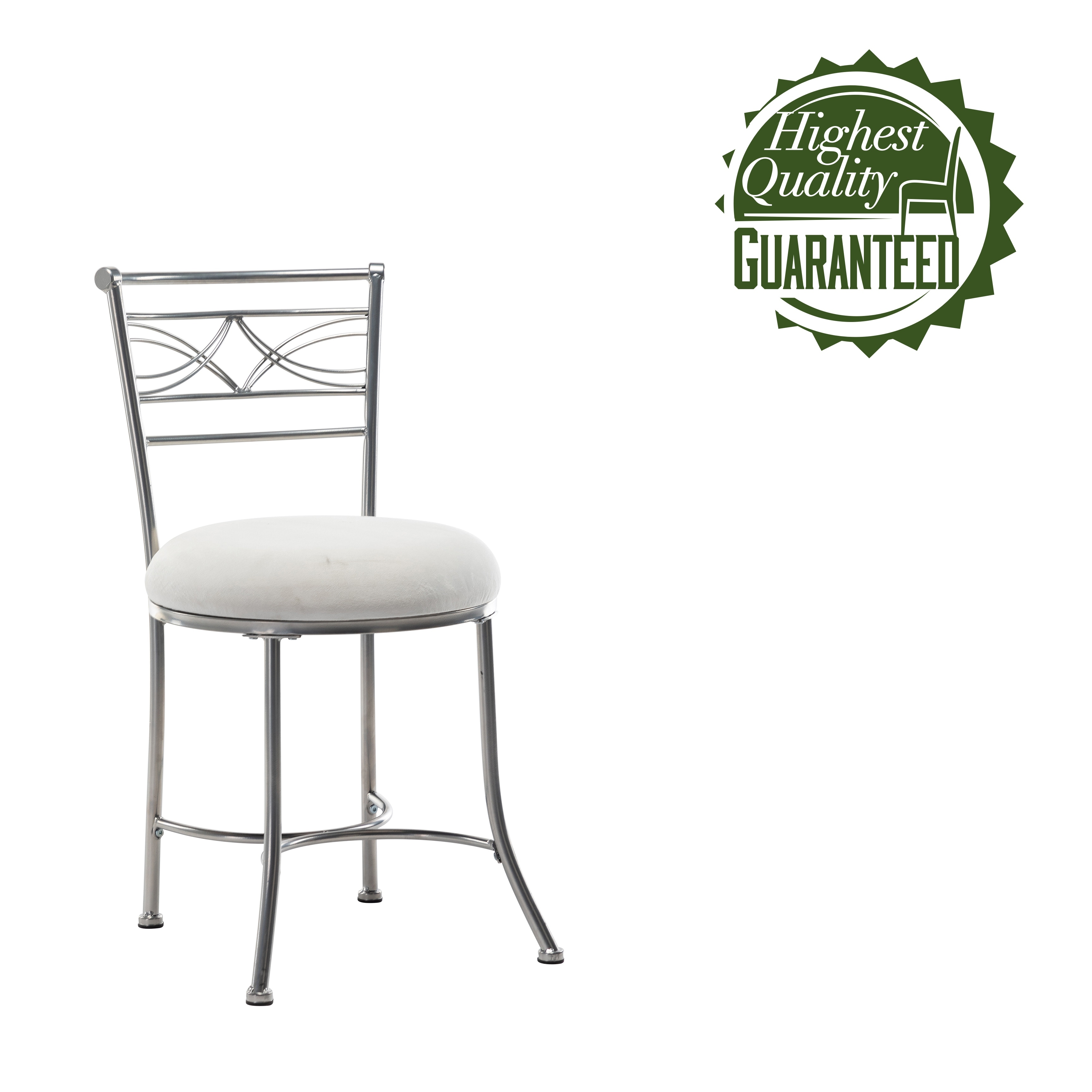 Shop Porthos Home Rylan Vanity Accent Chair Silver Iron Wrought Suede Overstock 32014031