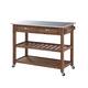 The Gray Barn Firebranch Wire-brush Kitchen Cart