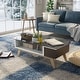 preview thumbnail 2 of 21, Furniture of America Yini Mid-century Modern 47-inch 1-shelf Coffee Table