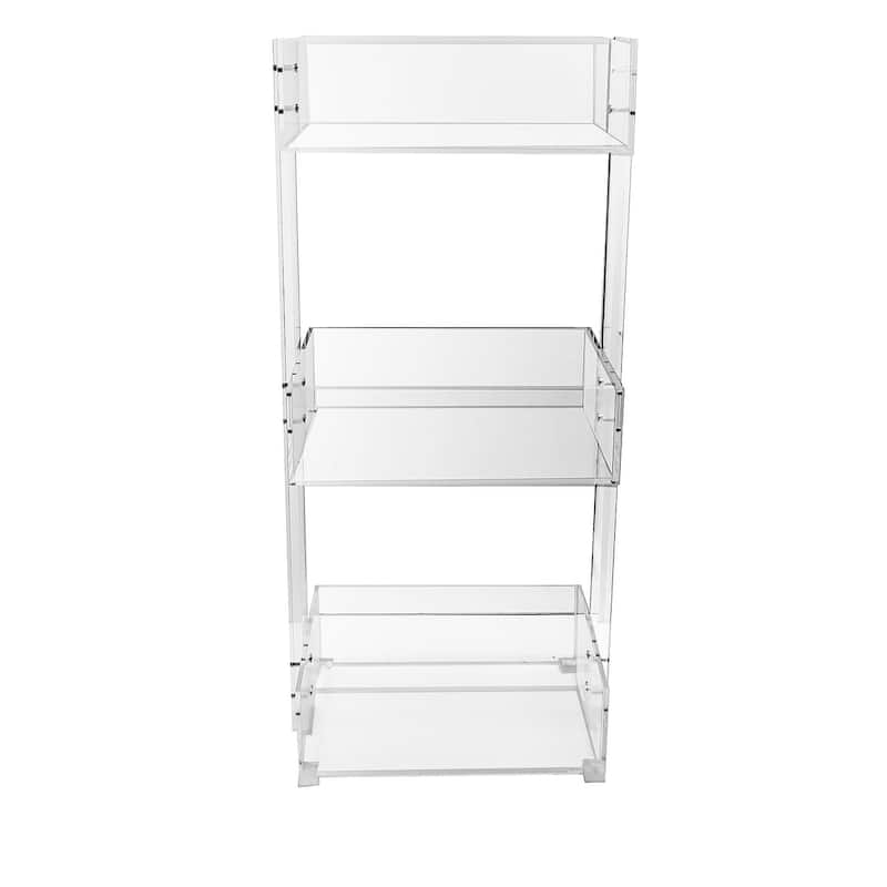 DesignStyles Acrylic Floor Caddy - 14" x 8" x 30.5"