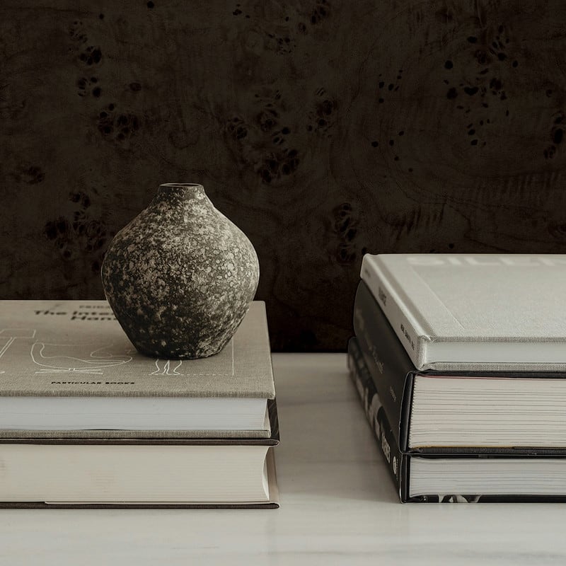 Modern Burl Peel and Stick Wallpaper by Jeremiah Brent - 28 sq. ft.