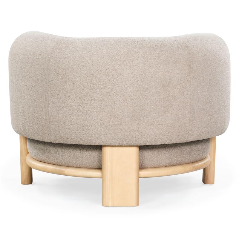 SAFAVIEH Couture Oscar Boucle Accent Chair - 39"W x 34"D x 28"H