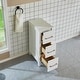 preview thumbnail 49 of 51, Vanity Art 84" Double Sink Bathroom Vanity Set with Engineered Marble Top and Free Mirrors