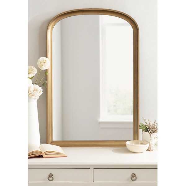 Kate and Laurel Rahfy Arch Framed Wall Mirror 20x30 Bed Bath