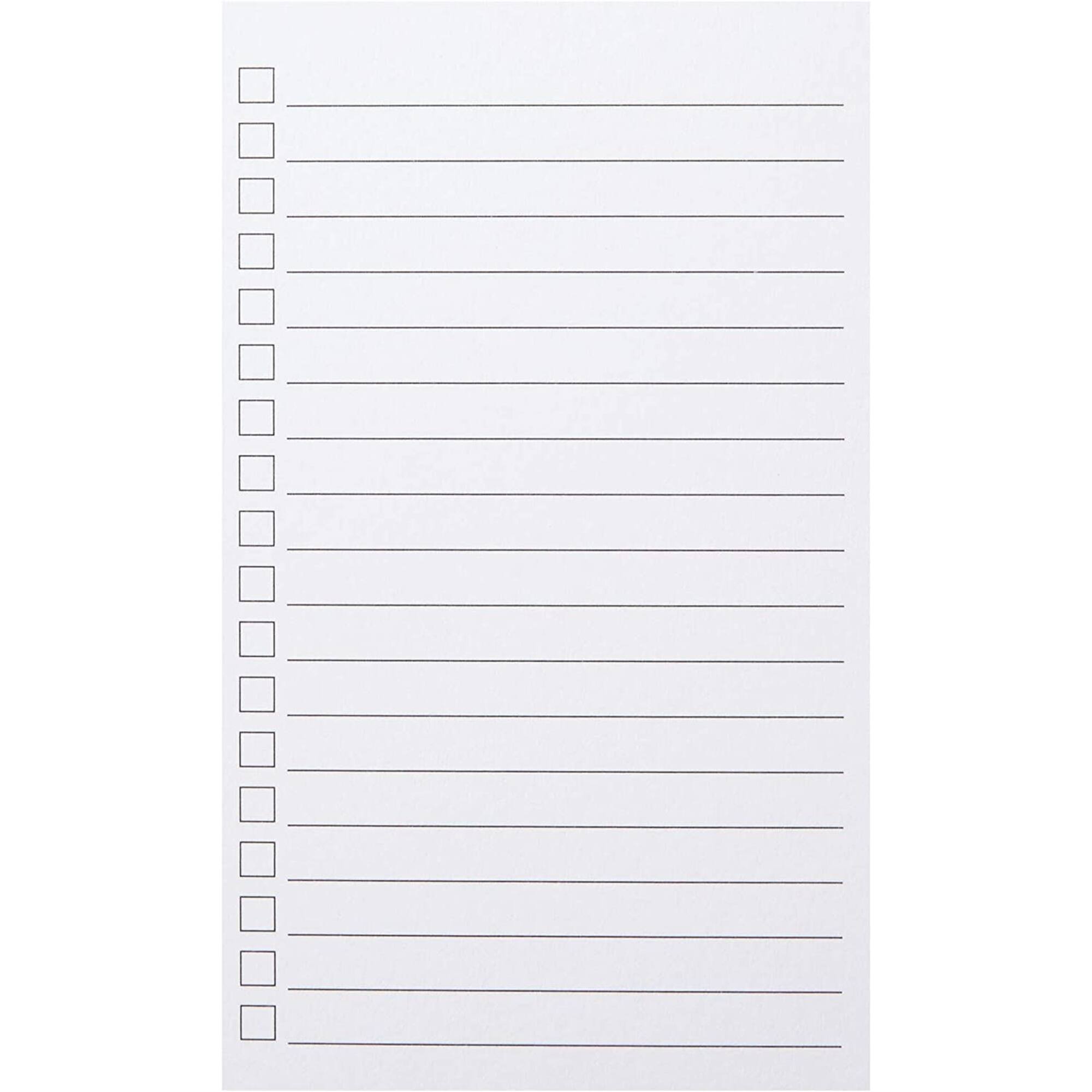 300 Pack Vertical Ruled Index Cards 3x5 with Check Boxes for Daily
