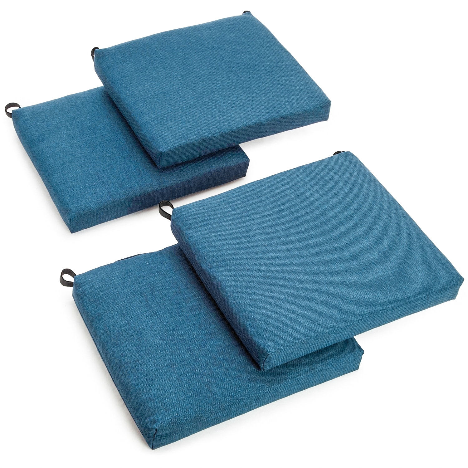 Blazing Needles 20 Inch Indoor Outdoor Chair Cushion Set Of 4 Overstock 5754295