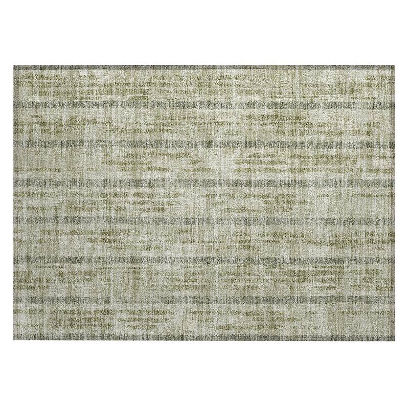 Machine Washable Indoor/ Outdoor Chantille Stripe Ombre Rug
