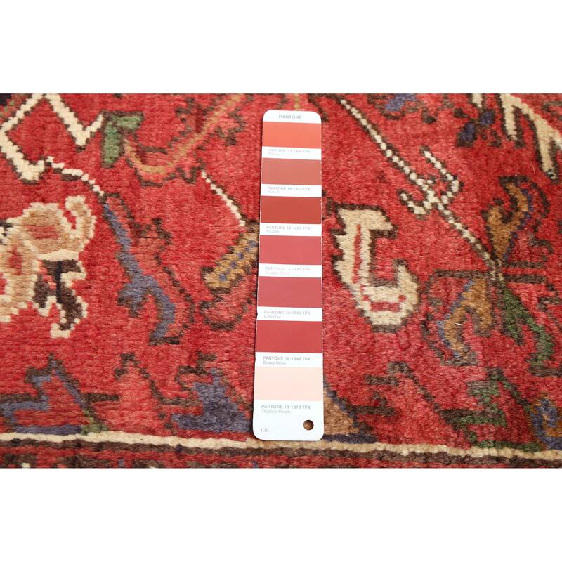 ECARPETGALLERY Hand-knotted Sarabi Red Wool Rug - 8'4 x 11'0