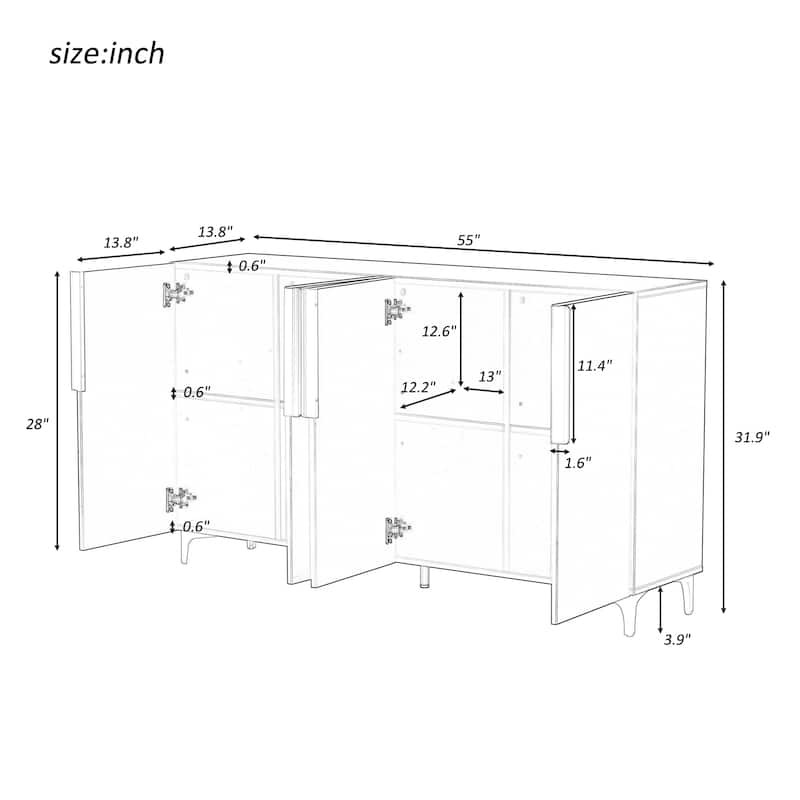 Light Luxury Storage Cabinet