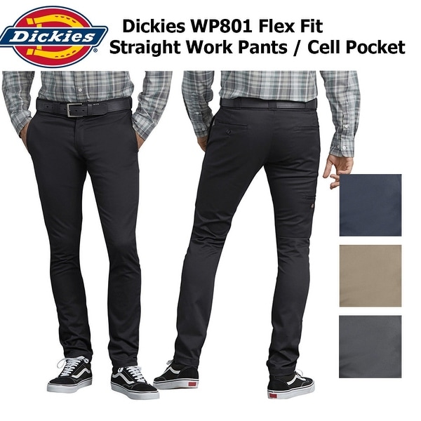 Dickies men's flex skinny straight fit work pants Outlet