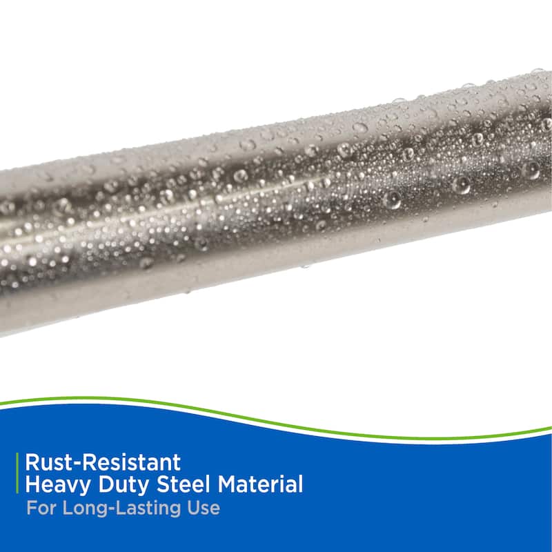 Kenney Twist & Fit 1" Tension Utility Rod, 48-84"