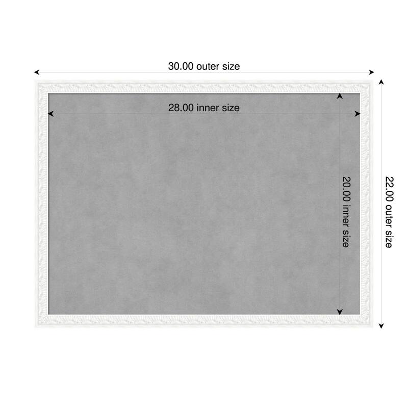 Amanti Art Bethany Black Framed - 30 x 22 in - Bethany White