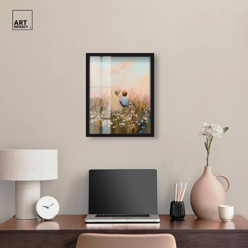 Sunset Companions Shadowbox by Art Remedy