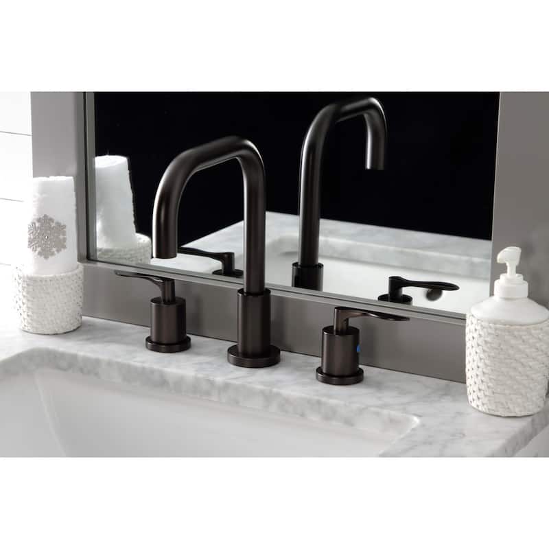 Kingston Brass Serena 1.2 GPM Widespread Bathroom Faucet with Pop-Up