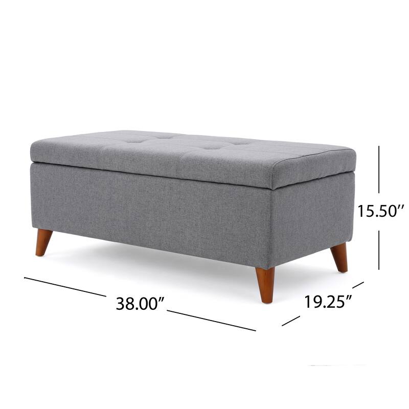 Storage Ottoman Cushioned Seats, Solid Construction, Easy to assemble