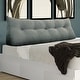 preview thumbnail 5 of 182, WOWMAX Large Reading Wedge Headboard Pillow for Bed Rest Back Support