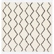 preview thumbnail 34 of 36, Livabliss Jada Moroccan Stripe Shag Area Rug Beige - 7'10" Square
