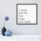 preview thumbnail 17 of 16, iCanvas "I Love You To The Lake and Back" by Jaxn Blvd. Framed Canvas Print