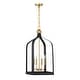 preview thumbnail 6 of 9, Savoy House 7-7802-4 Sheffield 4 Light 15" Wide Taper Candle Pendant