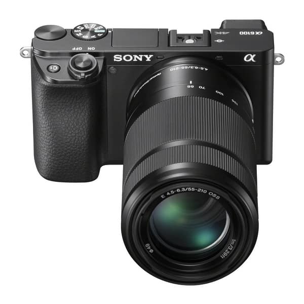 Sony Alpha a6100 Mirrorless Camera with 16-50mm and 55-210 Lens Bundle -  Overstock - 30686757