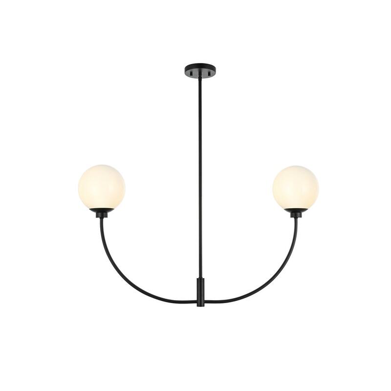 Indigo Home 36 inch chandelier - Black