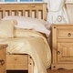 preview thumbnail 3 of 8, Wood Slatted Full Double Size Bed Corona Collection | Furniture Dash