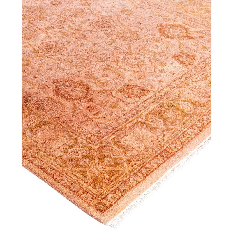 Overdyed One-of-a-Kind Hand-Knotted Area Rug - Beige - 3' 3" x 10' 1"