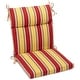 preview thumbnail 7 of 12, 20-inch by 42-inch Three-section Outdoor Seat/Back Chair Cushion Haliwell Multi
