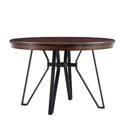 Round Dining Table Round Dining Table， Mid-Century Modern Dining Table for Home, Kitchen, Apartment