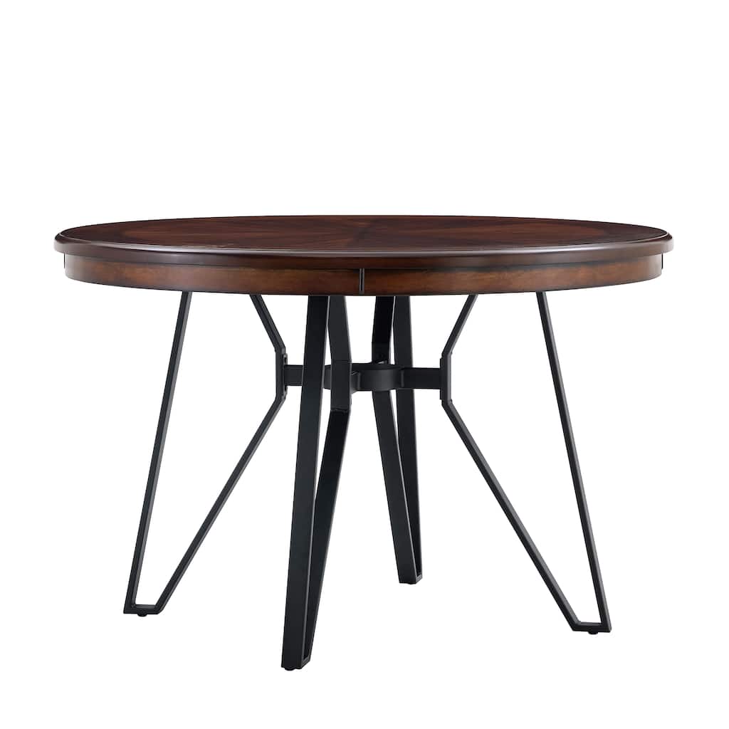 Round Dining Table Round Dining Table, Mid-Century Modern Dining Table for Home, Kitchen, Apartment