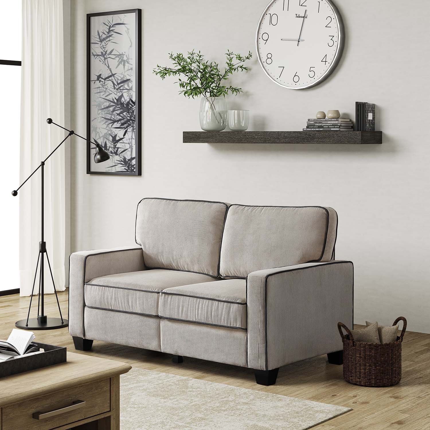 Farmhouse style outlet loveseat