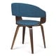 preview thumbnail 45 of 100, WYNDENHALL Calinda Mid Century Modern Bentwood Single Dining Chair - 20.5"w x 21.7"d x 30.9"h
