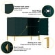 preview thumbnail 22 of 46, Clihome 40-inch Two Door Glossy Media Storage Cabinet/Buffet