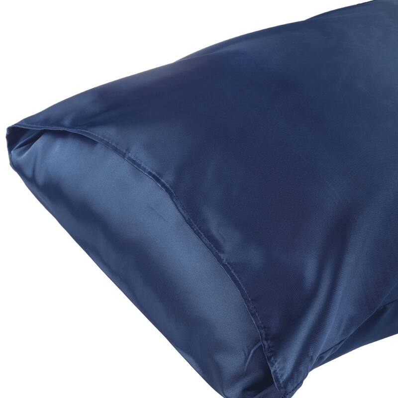 Satin Comfortable Envelope Closure Standard Pillowcase 2 Pcs