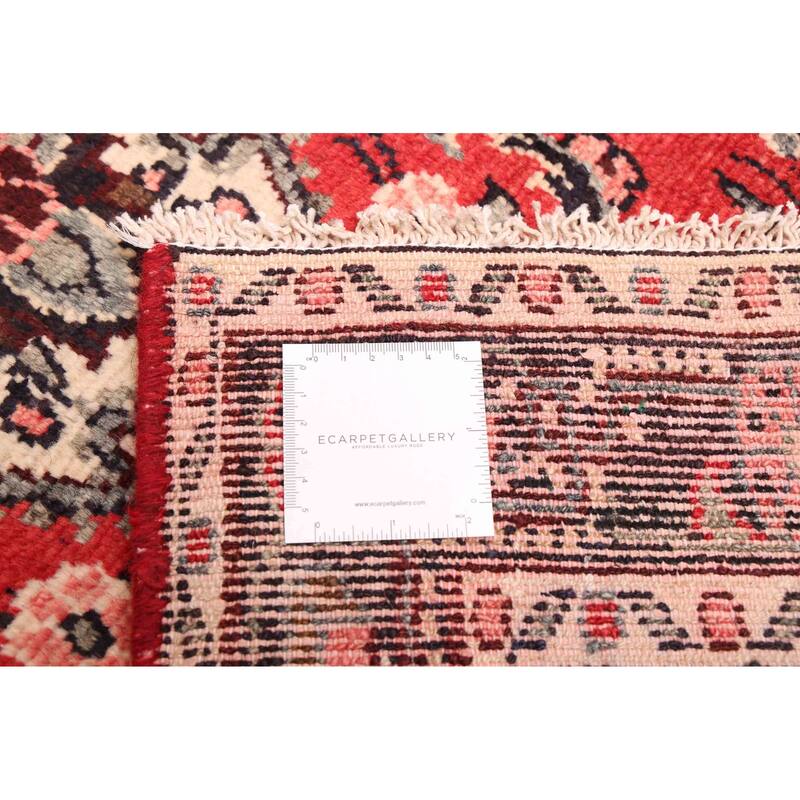 ECARPETGALLERY Hand-knotted Andelz Red Wool Rug - 2'8 x 11'6