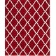 preview thumbnail 18 of 145, SAFAVIEH Hudson Shag Ariola Trellis 2-inch Thick Rug 10' x 14' - Red/Ivory