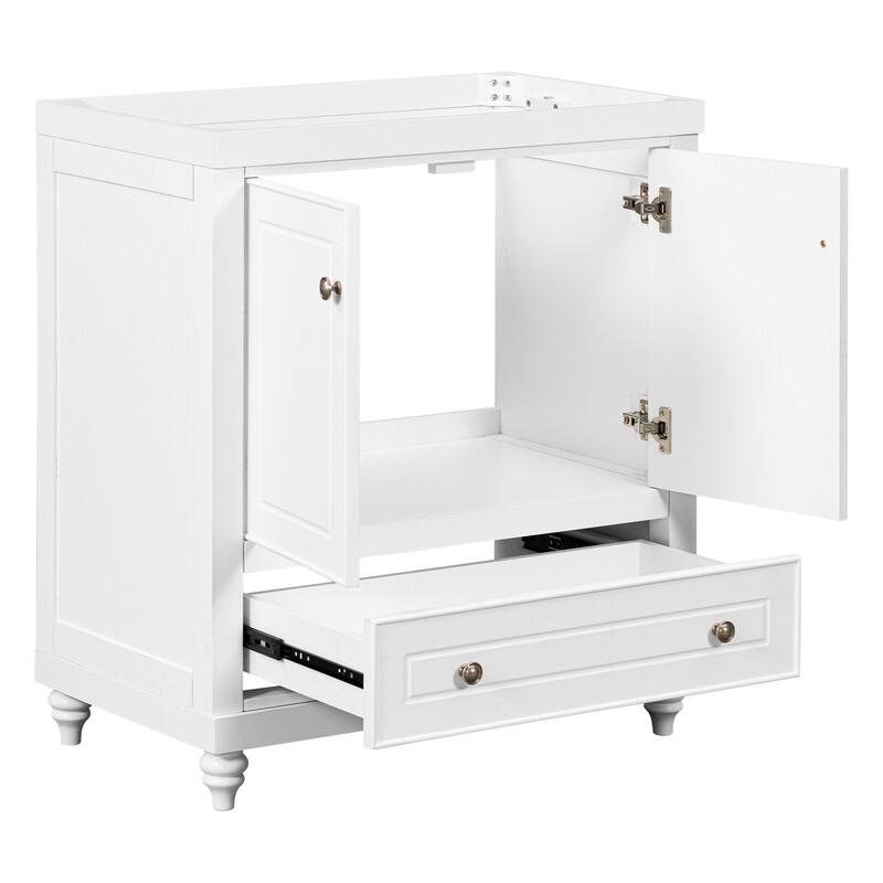 30" 2-door Bathroom Vanity with Sink and Drawer