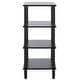 preview thumbnail 8 of 38, SAFAVIEH Home Dilyn 4 Tier Shelving Unit - 16" W x 16" D x 36" H
