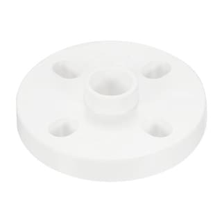 PVC Pipe Fitting, Flange Pipe Socket Coupling Connector, White - Bed ...