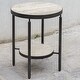 preview thumbnail 7 of 5, Uttermost 24113 Dauntless 19" Wide Metal Accent Table