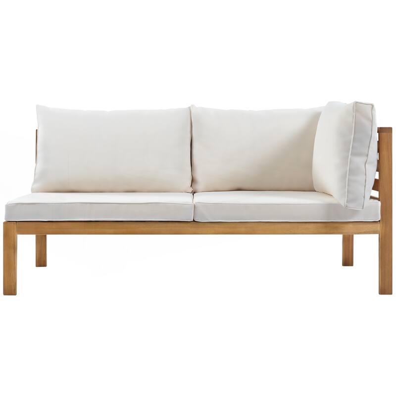 Wood Structure Outdoor Sofa Set