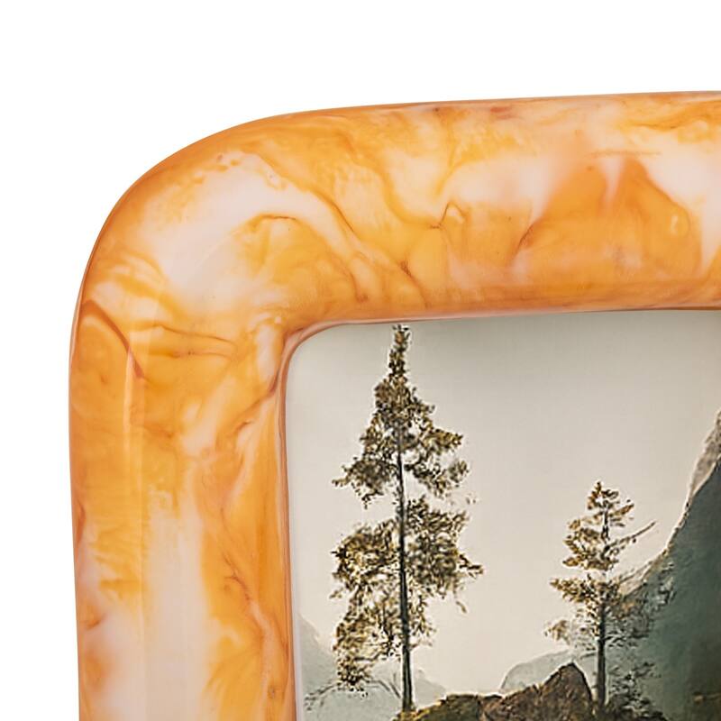 Orange Resin 4x6 Frame
