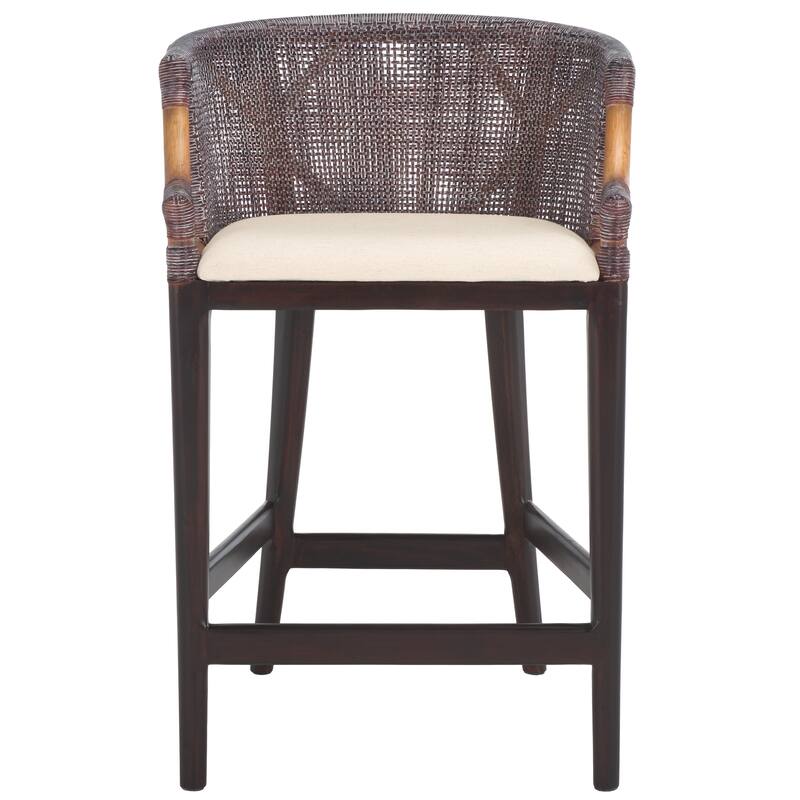 SAFAVIEH Home Brando Counter Stool - 22"W x 21"D x 35"H