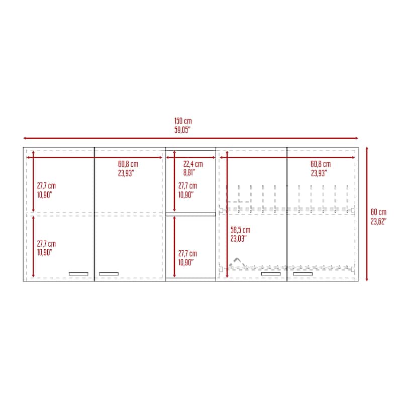 Wall Cabinet Ontario With Double Door