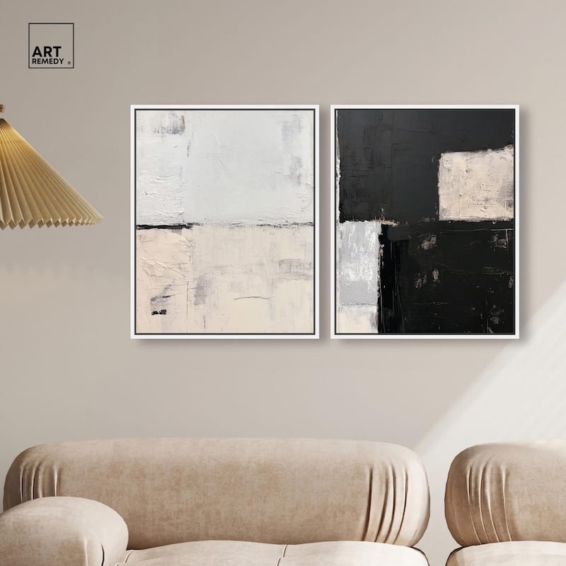 Shattered Symmetry I Canvas Set of 2 by Art Remedy