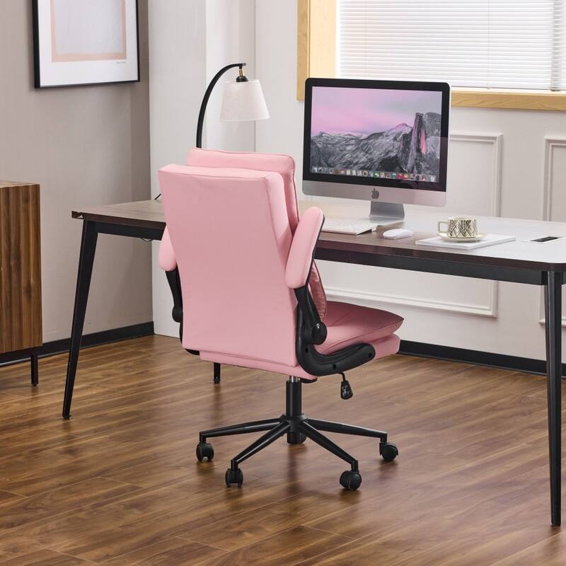 25.6 Inch Adjustable Armrest Dual Purpose Leg Swivel Office Chair With Spikes