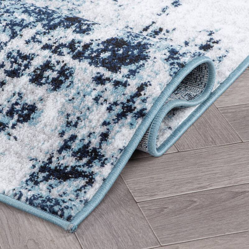 Modern Abstract Reflections Area Rug