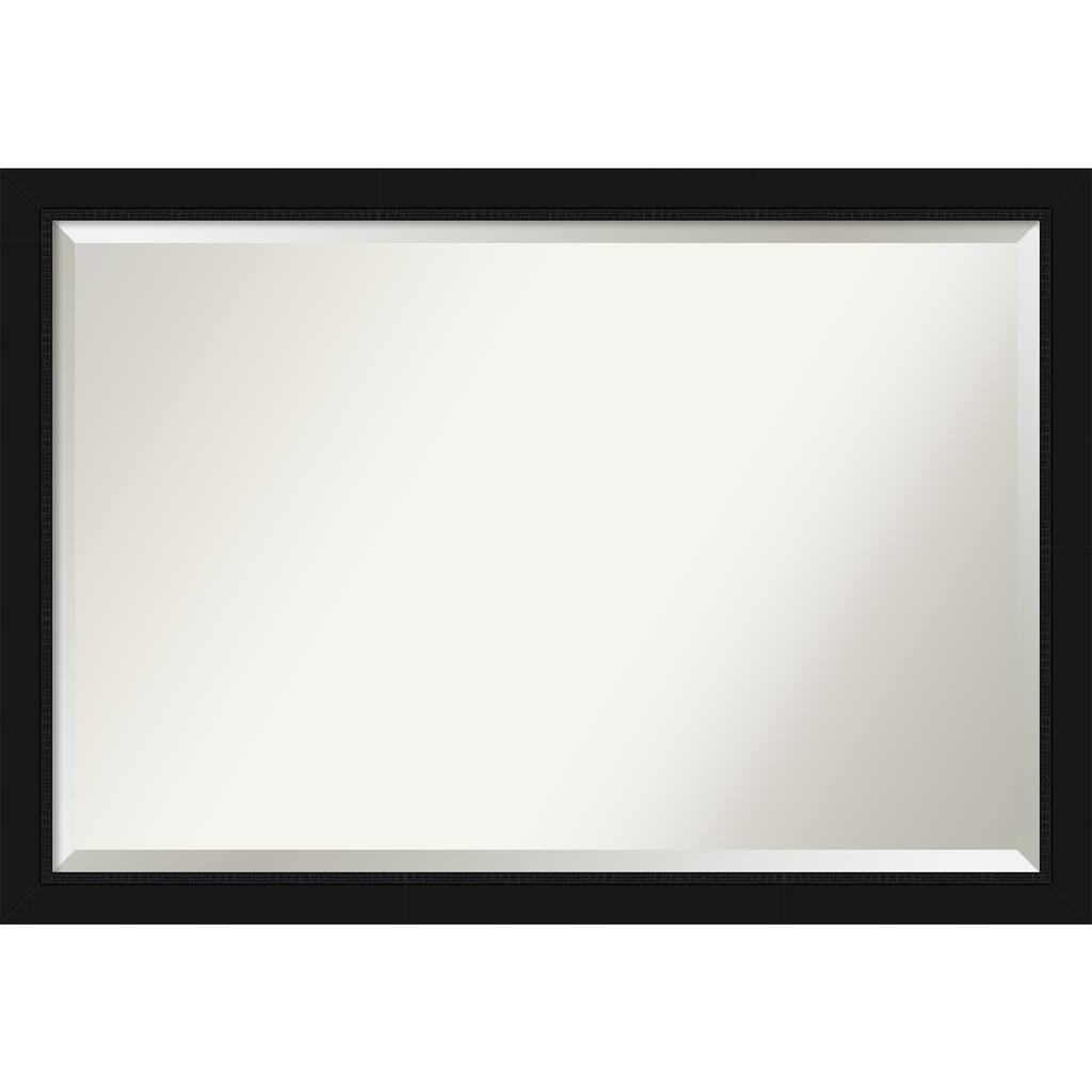 Beveled Wall Mirror - Avon Black Frame - Avon Black