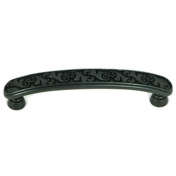 Stone Mill Hardware - Antique Black Oakley Cabinet Pulls (Pack of 5). Opens flyout.