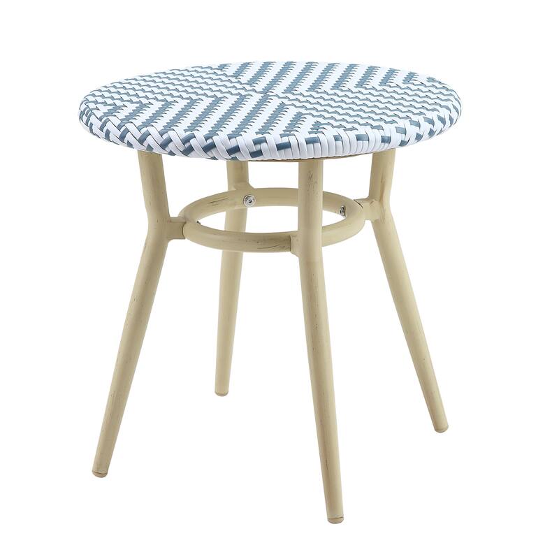 Contemporary Aluminum 3-piece Kid's Patio Outdoor Table and Chair Set by Furniture of America
